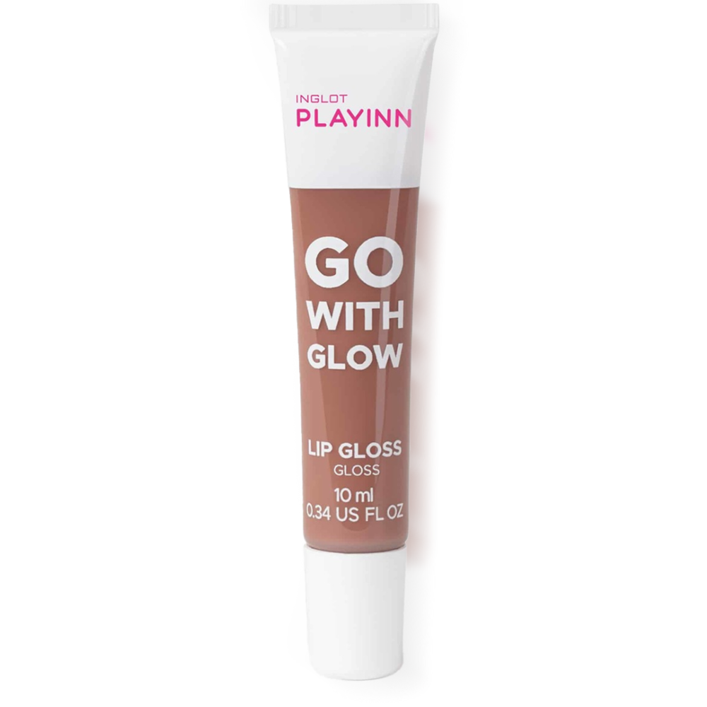 ליפ גלוס עשיר בלחות INGLOT PLAYINN GO WITH GLOW LIP GLOSS GO